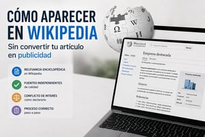 como aparecer en wikipedia