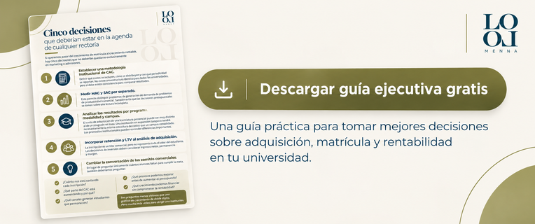 CAC para universidades