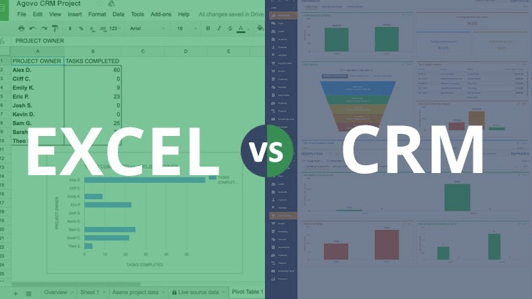 excel vs crm